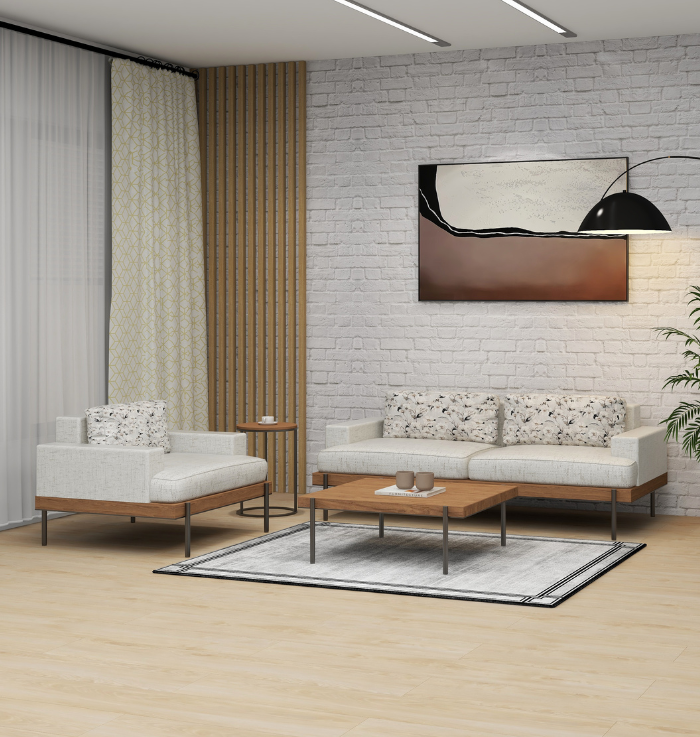 double seater sofa, single seater sofa