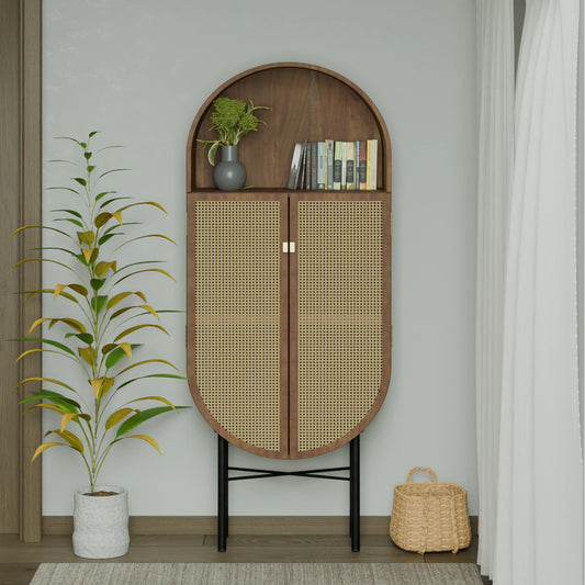 Urban Den Arc Rattan Cabinet
