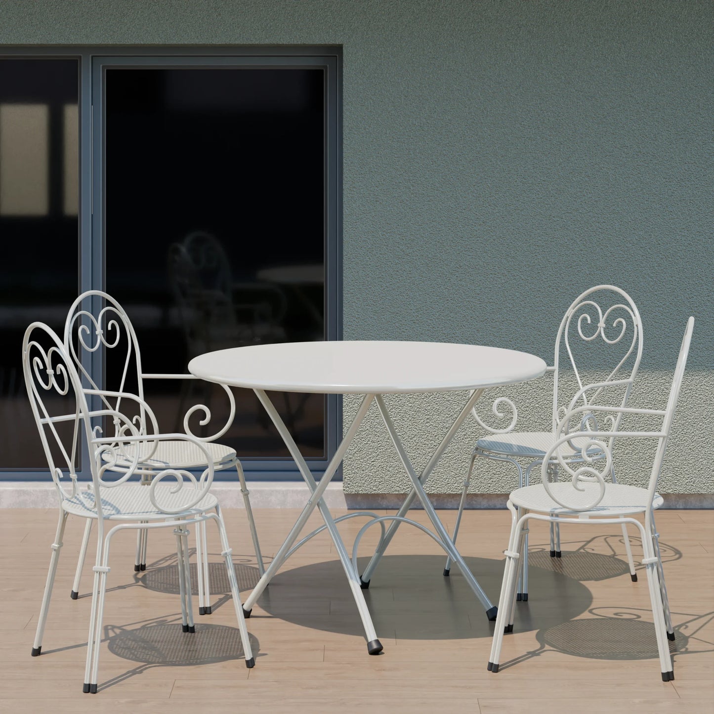 Urban outdoor patio 4 seater set