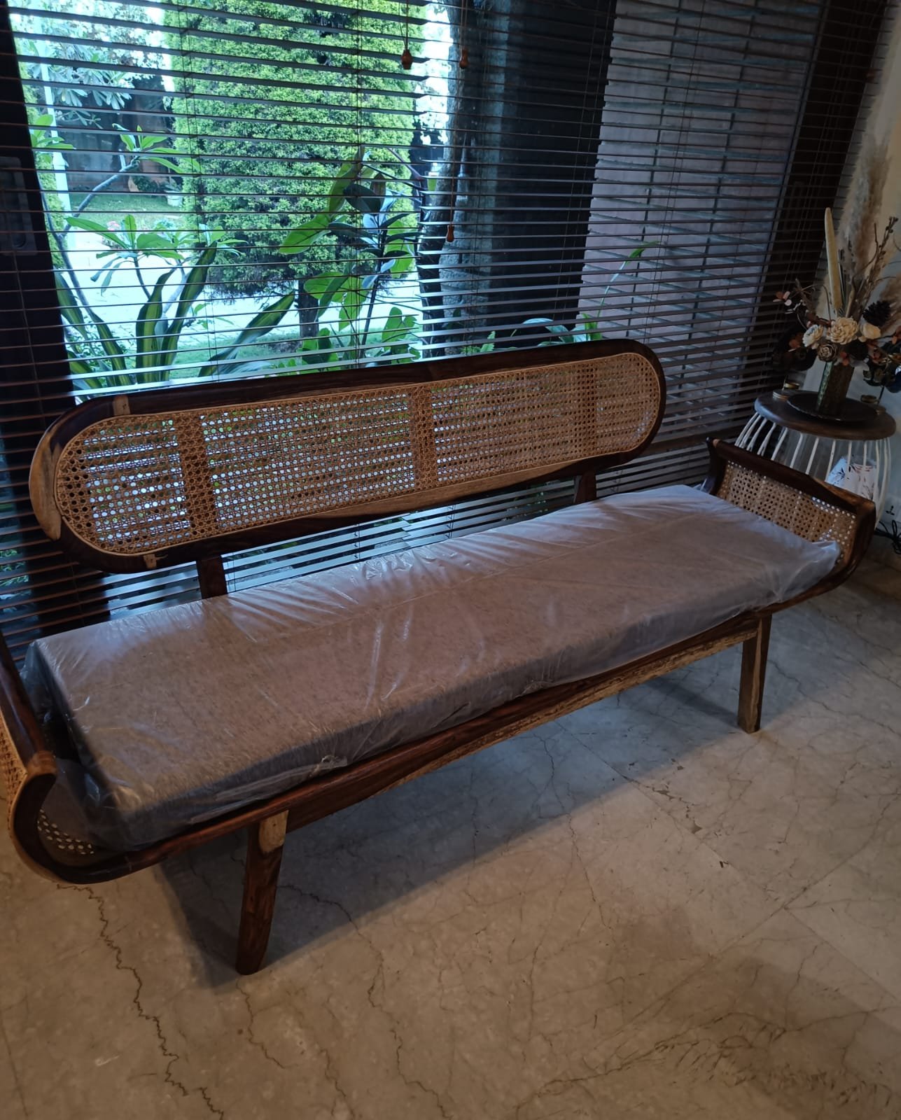 Vintage Urban 2 Seater Cane Bench photo review
