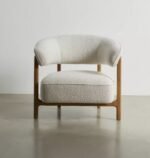 solid wood sofa, lounge chair sofa, single seater sofa