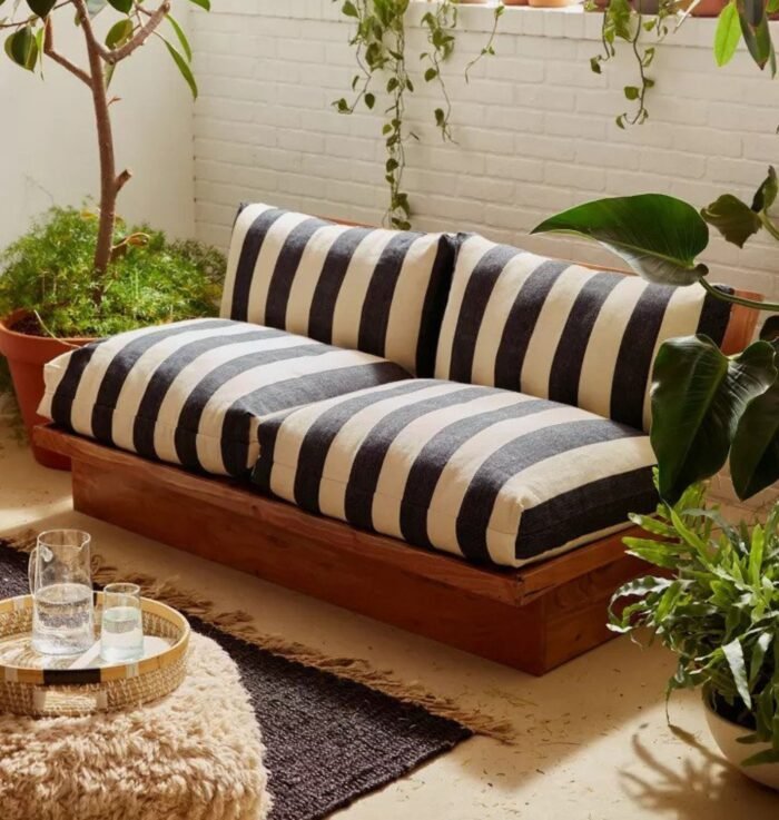 wood outdoor sofa, outdoor sofa, outdoor sofa set