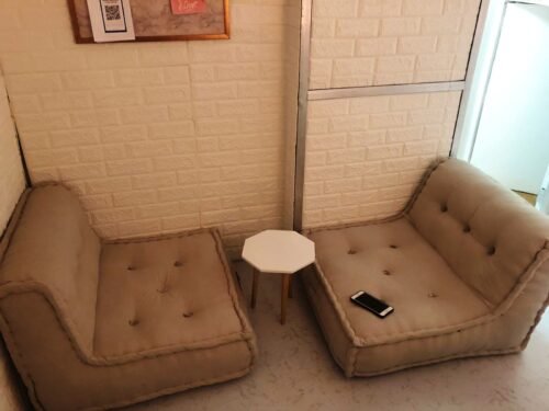 Modular Design Summer Khadi Floor Sofa Chair In Light Dusky photo review
