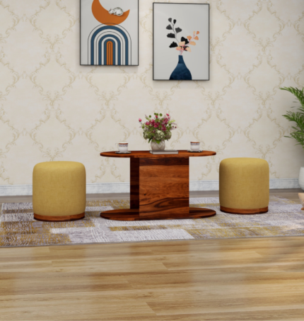 coffee table ottoman, fabric ottoman, wood ottoman