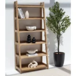 Urban Den Solid Wood Ladder Bookcase (2 Sizes)